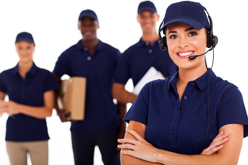 Team of delivery drivers